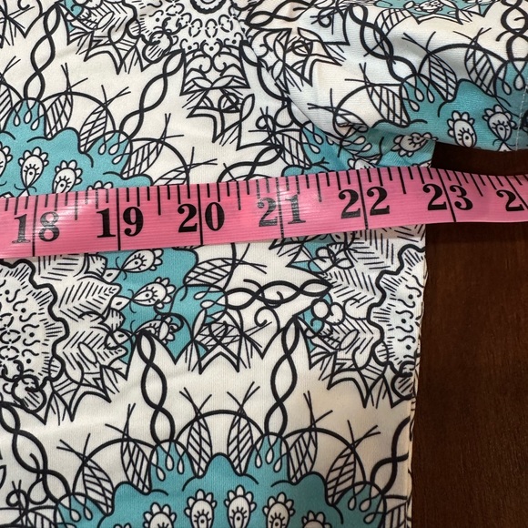 Women's Pajamas Set Button Down Short Sleeve Tugege Capri Sleepwear Sz M - Picture 7 of 13